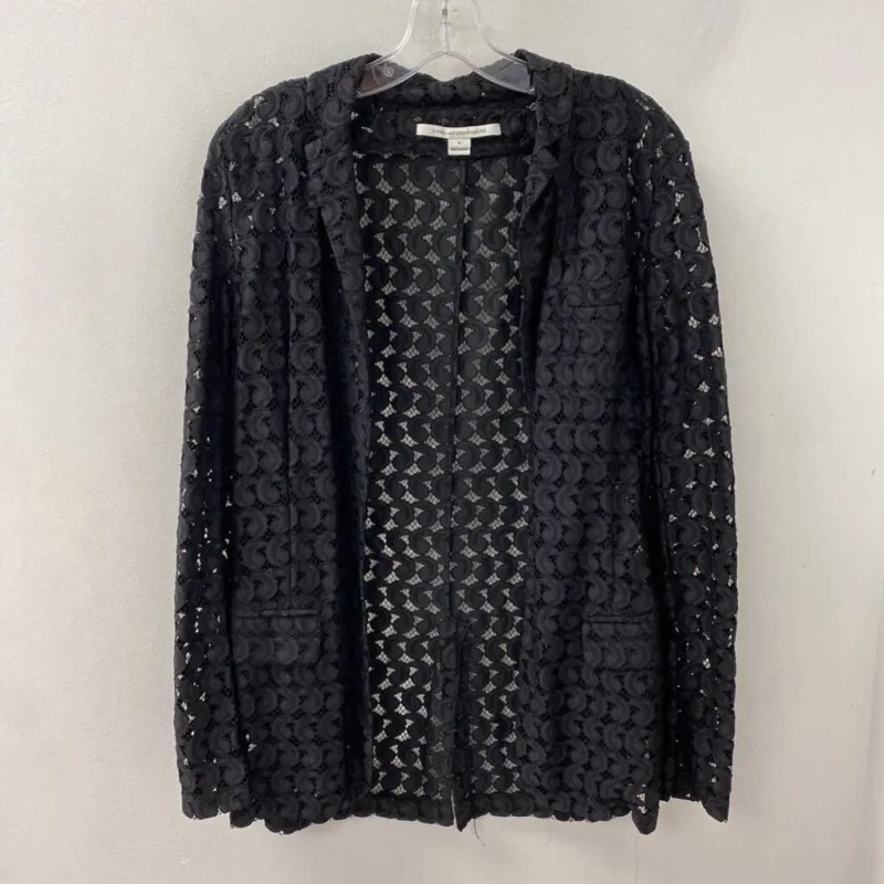 DIANE von FURSTENBERG WOMEN'S BLAZER/JACKET black 8 made by Diane Von Furstenberg