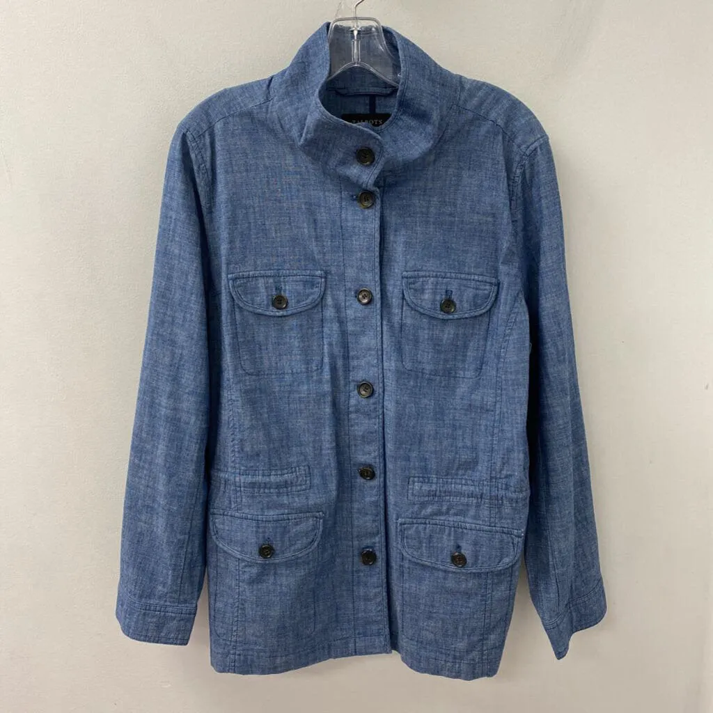 TALBOTS WOMEN'S BLAZER/JACKET blue L sold by The Comeback