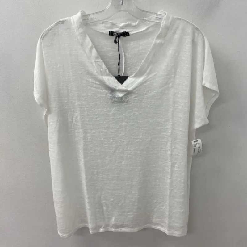 M made in italy WOMEN'S TOP white S made by The Comeback