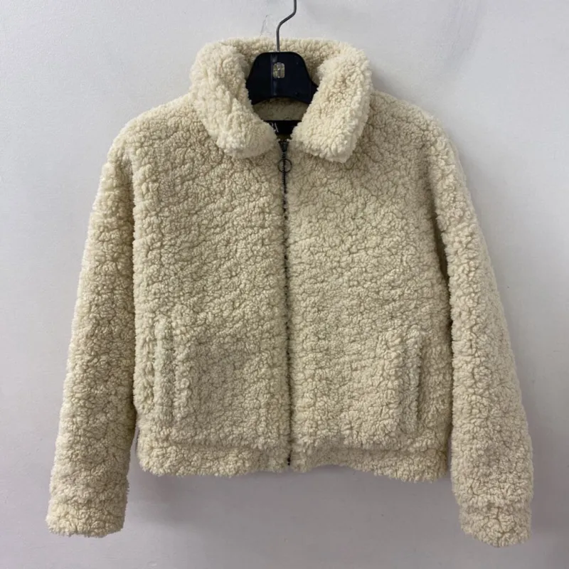 ZARA WOMEN'S COAT cream M made by Zara