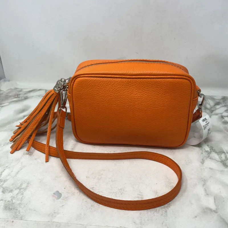vera pelle WOMEN'S BAG orange made by Vera Pelle