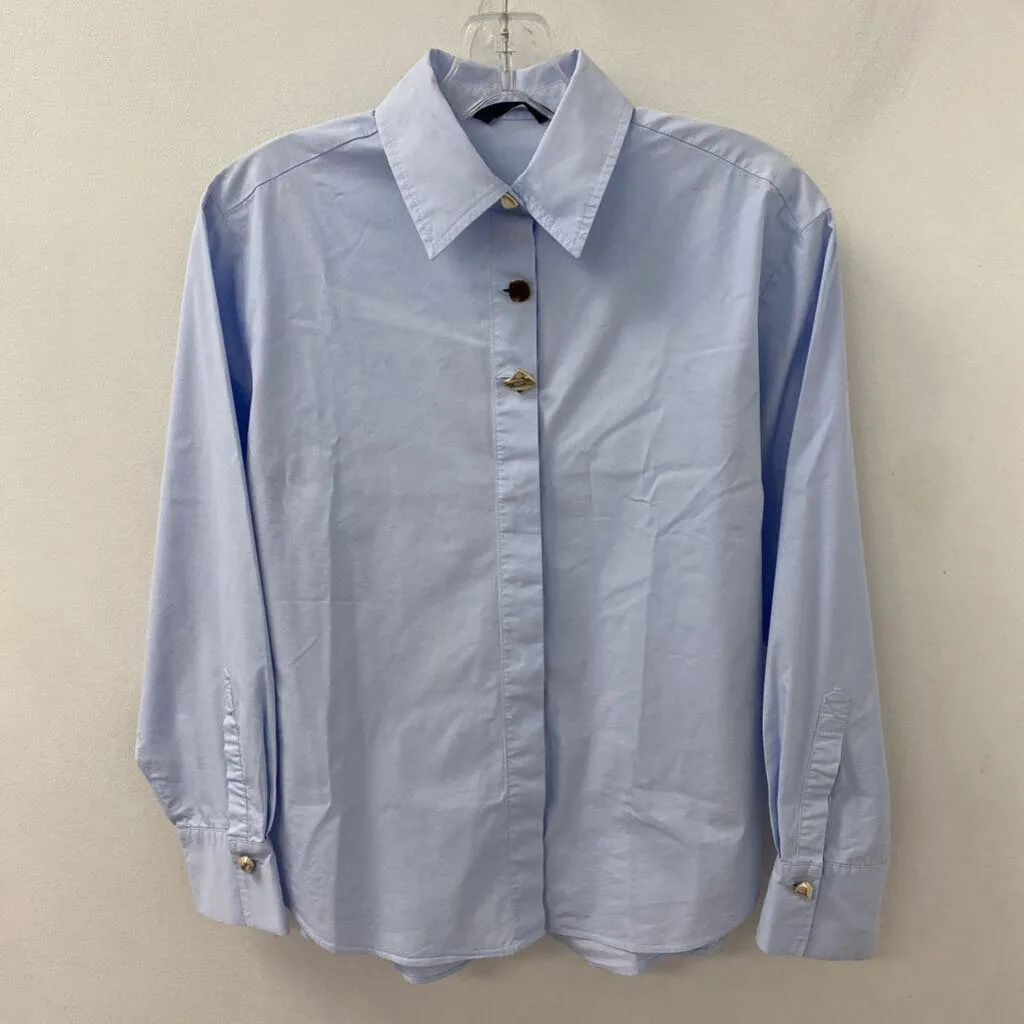 ZARA WOMEN'S BLOUSE/SHIRT light blue S sold by The Comeback