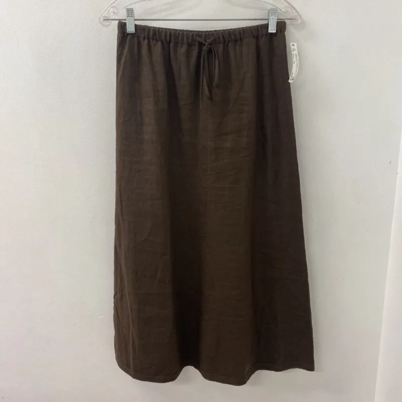 Massimo Dutti WOMEN'S SKIRT brown XS made by Massimo Dutti