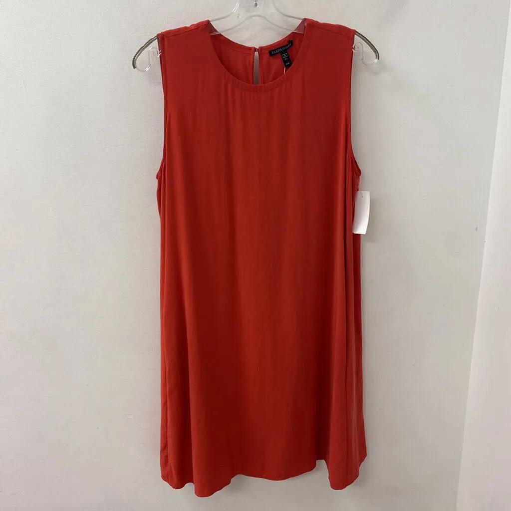EILEEN FISHER WOMEN'S DRESS brick M sold by The Comeback