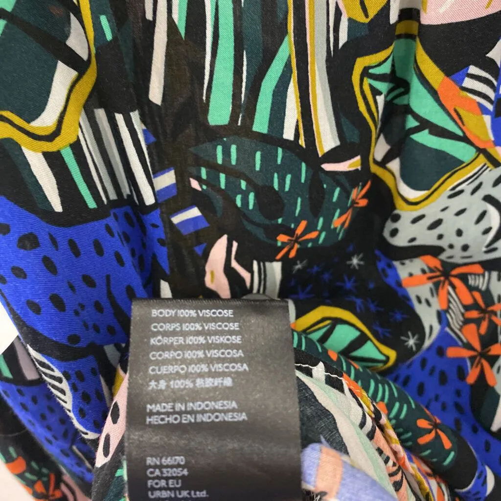 ANTHROPOLOGIE WOMEN'S BLOUSE/SHIRT black orange blue green 8 sold by The Comeback product image thumbnail 3