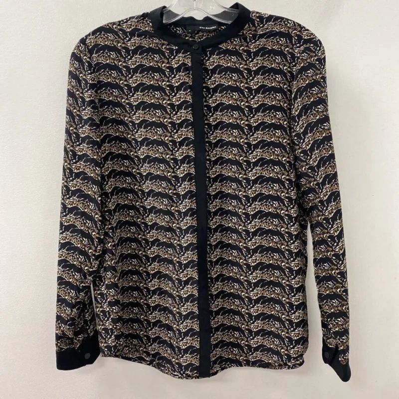 The Kooples WOMEN'S BLOUSE/SHIRT black brown S made by The Comeback