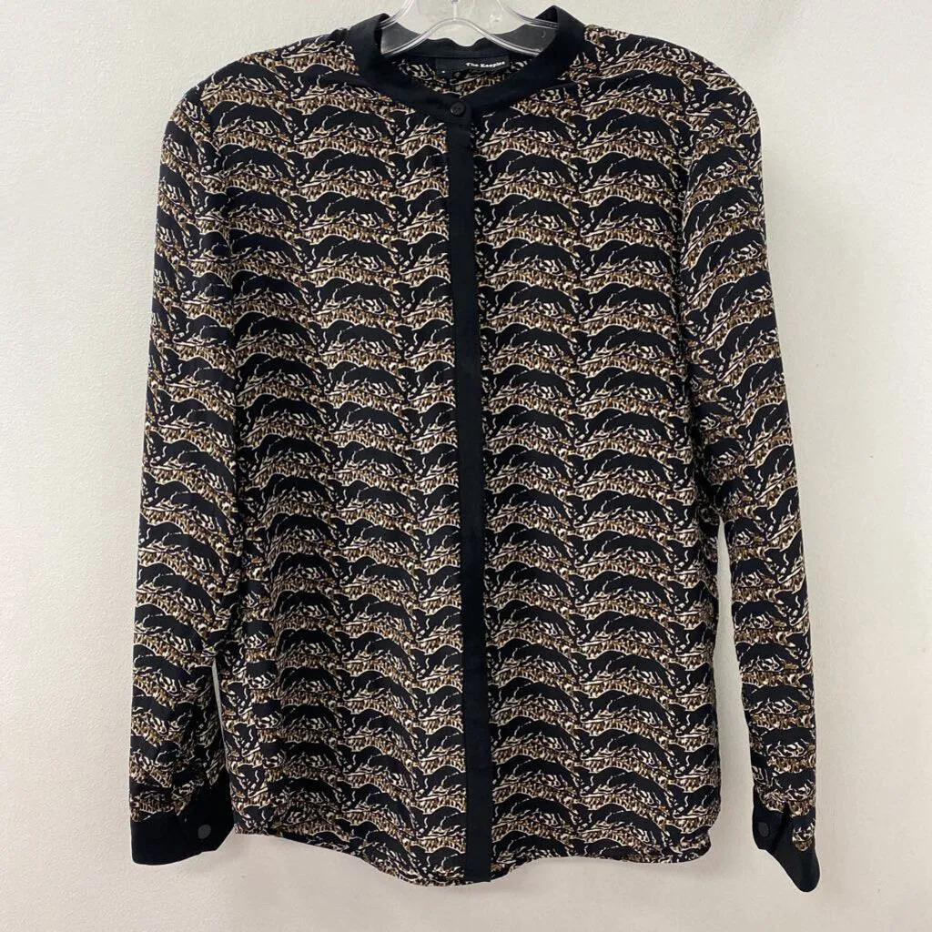 The Kooples WOMEN'S BLOUSE/SHIRT black brown S sold by The Comeback