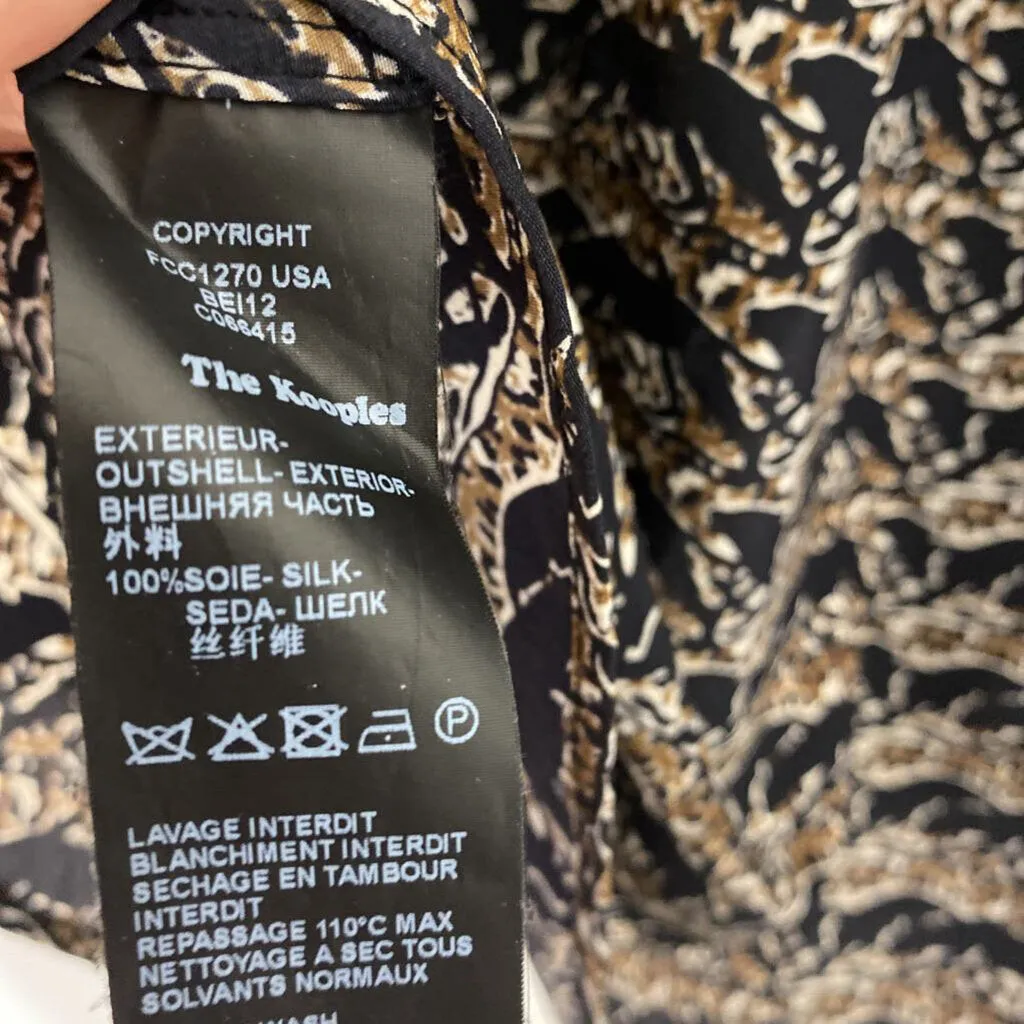 The Kooples WOMEN'S BLOUSE/SHIRT black brown S sold by The Comeback product image thumbnail 3