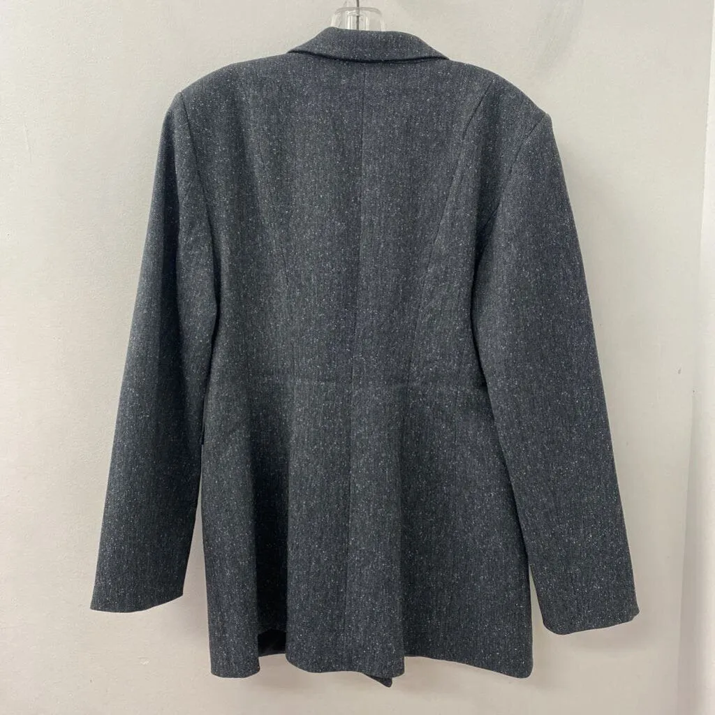H&M WOMEN'S BLAZER/JACKET grey black white L sold by The Comeback product image thumbnail 2