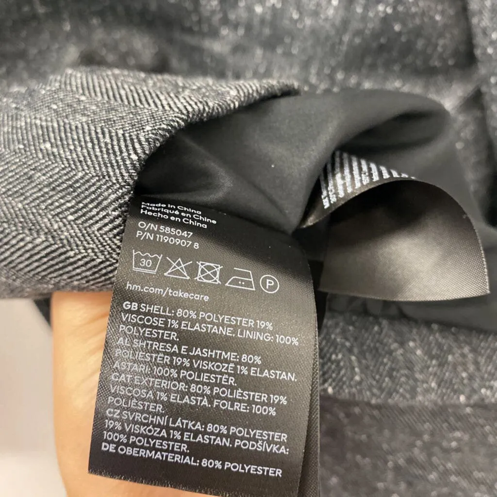 H&M WOMEN'S BLAZER/JACKET grey black white L sold by The Comeback product image thumbnail 3