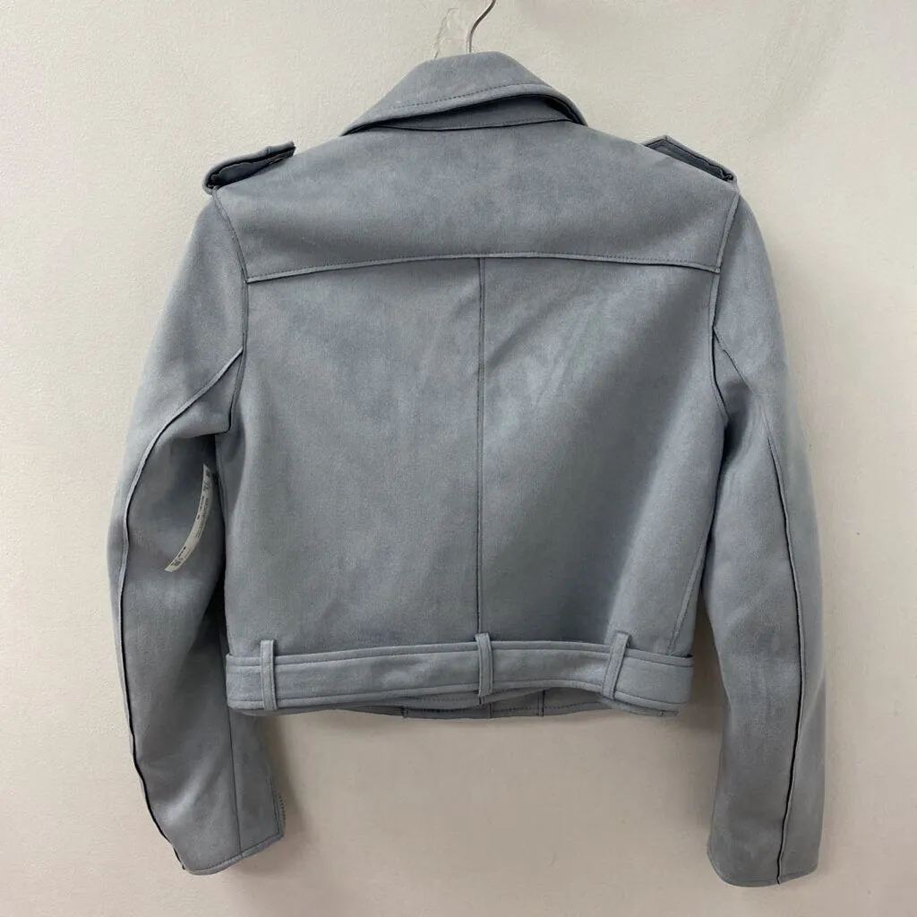 ZARA WOMEN'S BLAZER/JACKET dusty blue S sold by The Comeback product image thumbnail 3