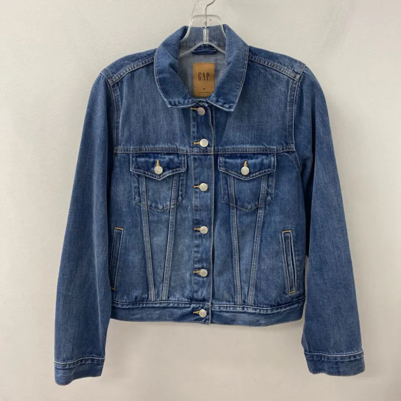 GAP WOMEN'S DENIM JACKET blue M made by GAP