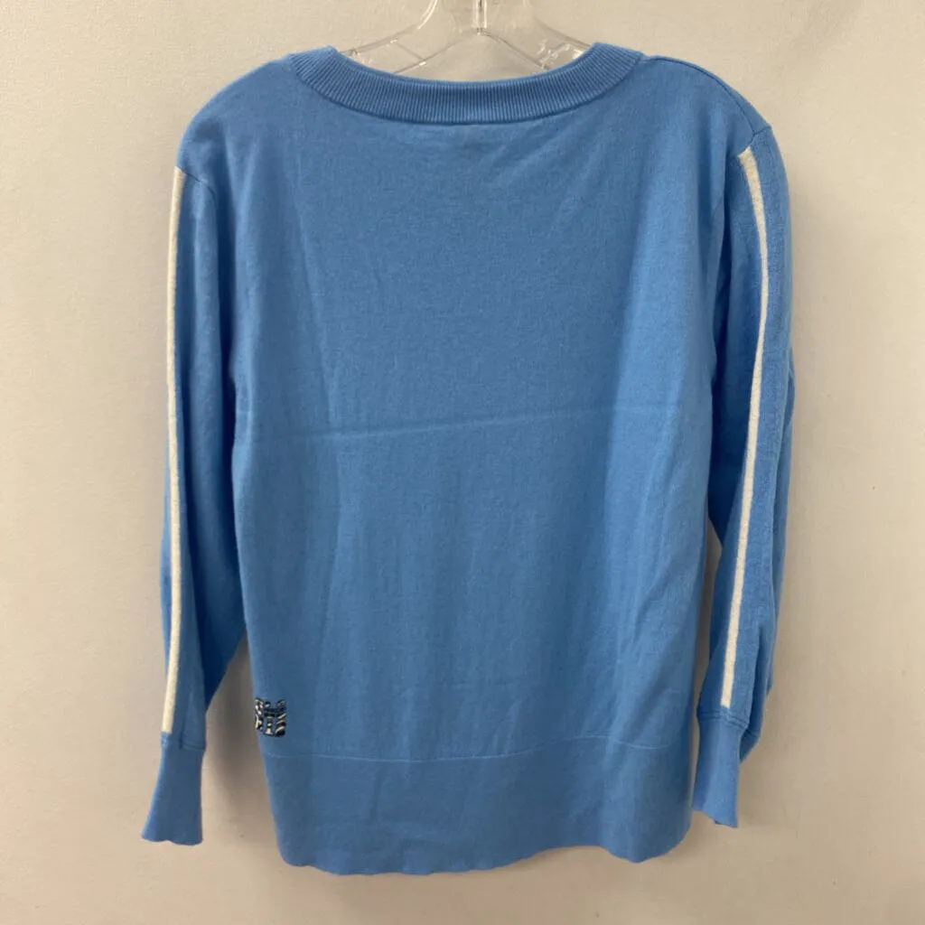 MARC CAIN WOMEN'S SWEATER blue white S sold by The Comeback product image thumbnail 2