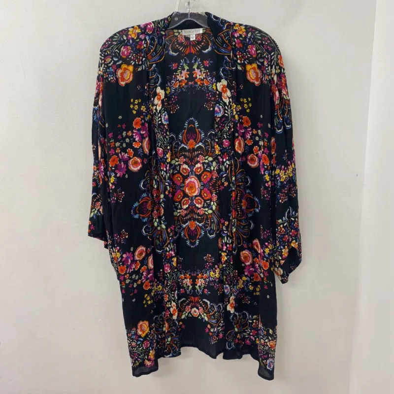 PATRONS OF PEACE WOMEN'S KIMONO/DUSTER black multi L made by Patrons of Peace