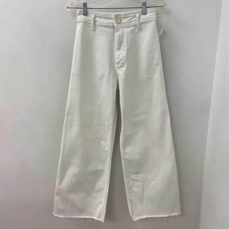 ZARA WOMEN'S JEANS white 4 made by Zara