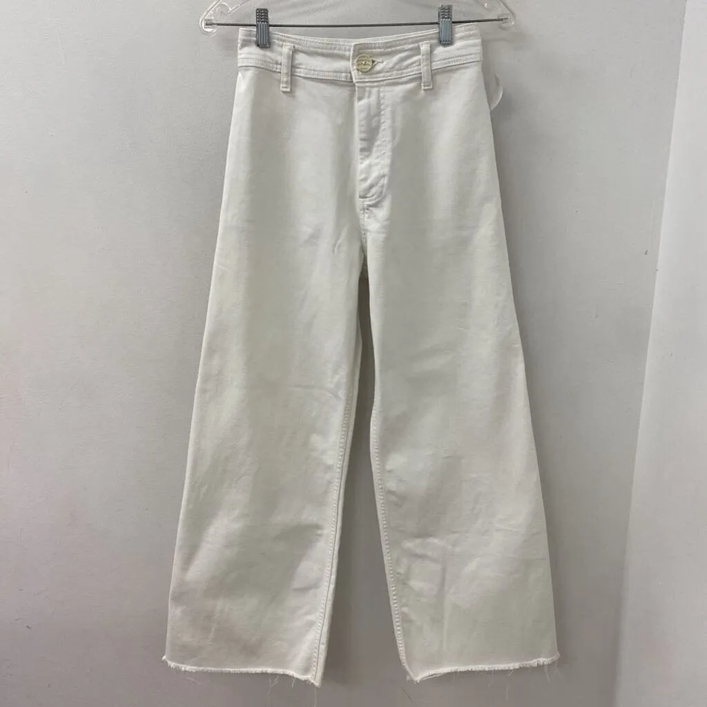 ZARA WOMEN'S JEANS white 4 sold by The Comeback