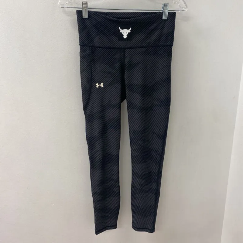 UNDER ARMOUR WOMEN'S ACTIVE BOTTOM black taupe stripe M made by Under Armour