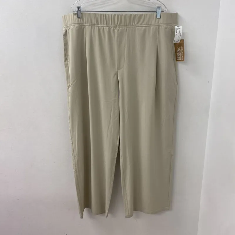 EDDIE BAUER WOMEN'S PLUS BOTTOM beige 2X made by Eddie Bauer