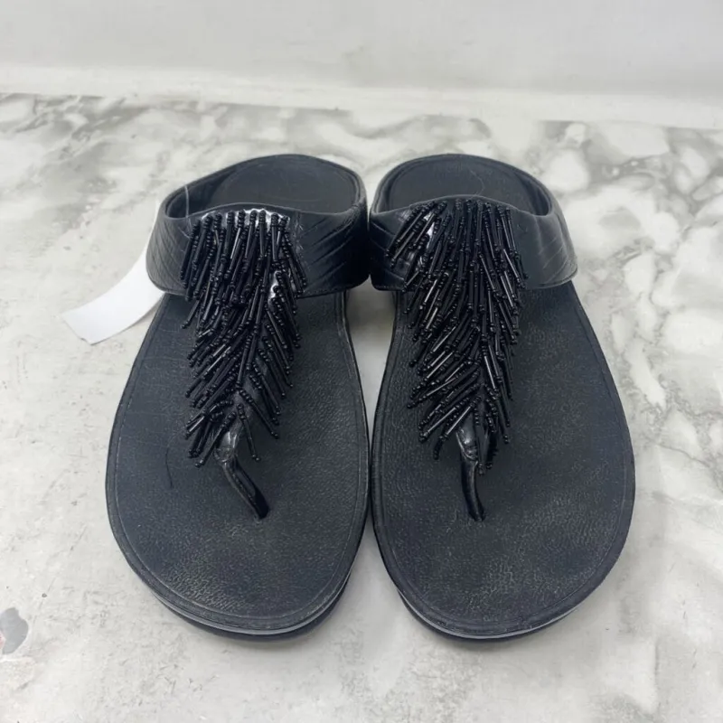 FITFLOP WOMEN'S SANDALS black 7 made by Fitflop