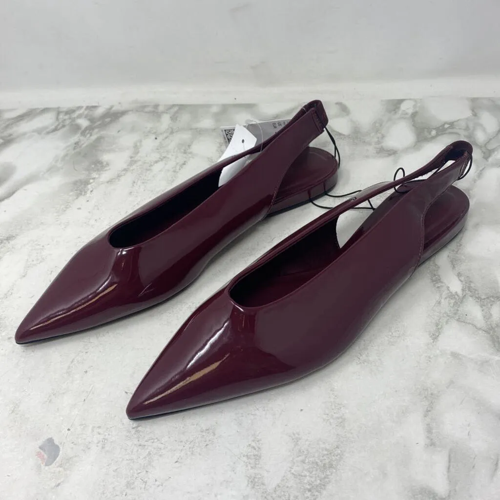 H&M WOMEN'S FLATS burgundy 41 sold by The Comeback product image thumbnail 2