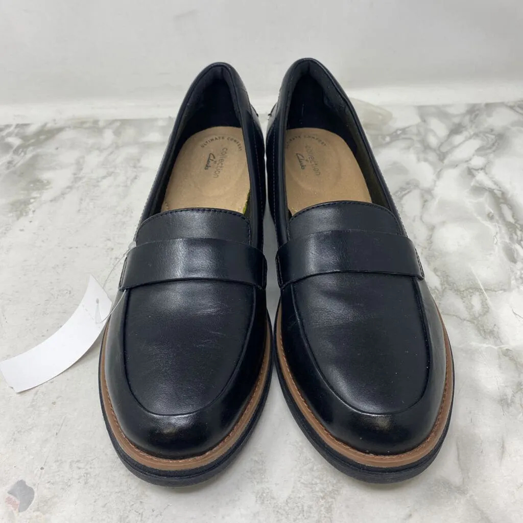 CLARKS WOMEN'S FLATS black 10 sold by The Comeback