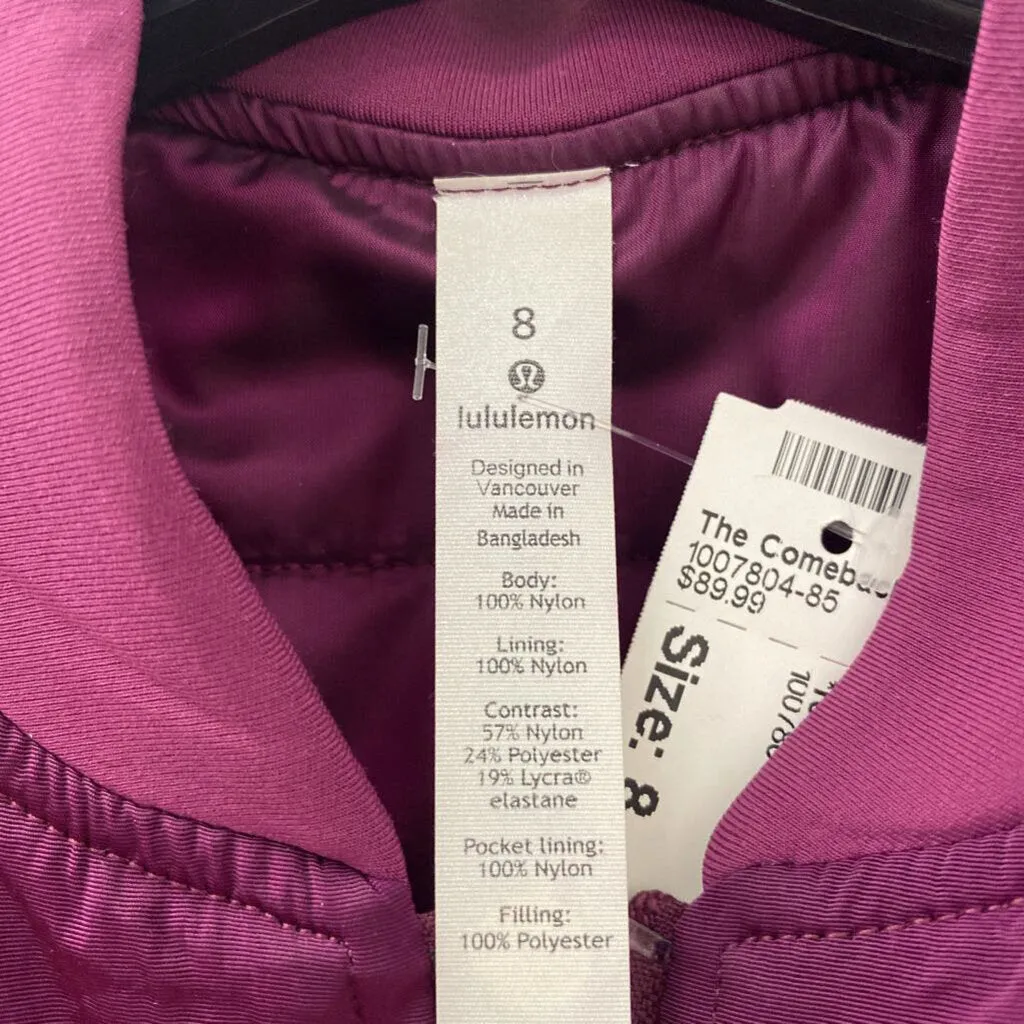 LULULEMON WOMEN'S ACTIVE OUTER magenta 8 sold by The Comeback product image thumbnail 3