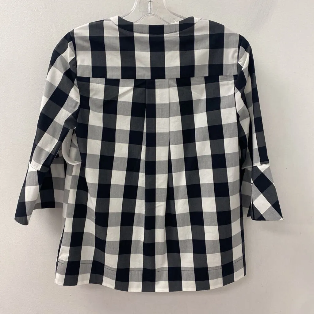 HOBBS WOMEN'S BLOUSE/SHIRT black grey white 2 sold by The Comeback product image thumbnail 2