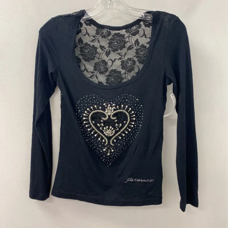 PARASUCO WOMEN'S T-SHIRT black S made by The Comeback