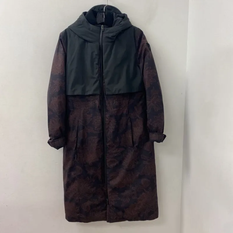 Nobis WOMEN'S COAT black purple floral L made by Nobis