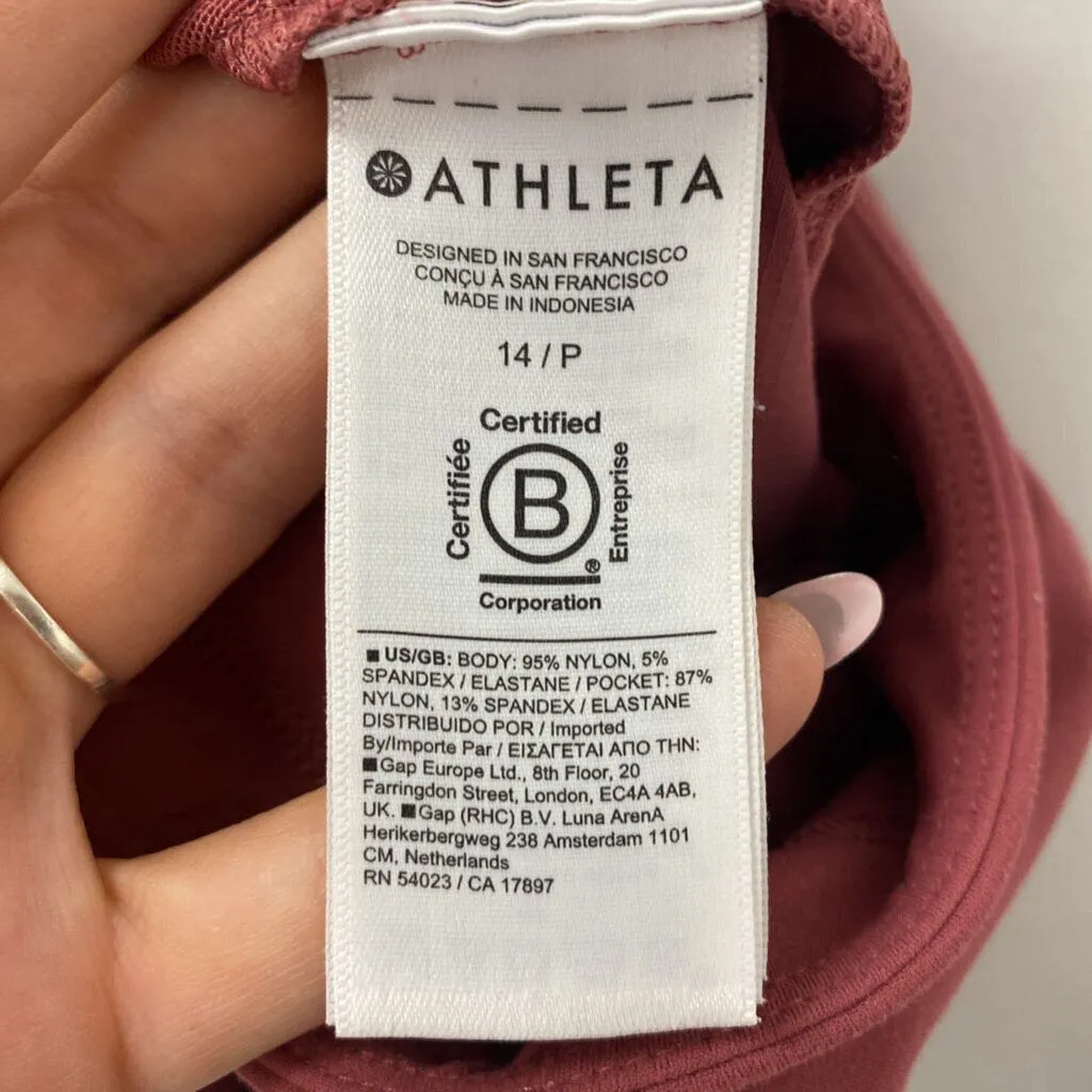ATHLETA WOMEN'S ACTIVE BOTTOM pink 14P sold by The Comeback product image thumbnail 4