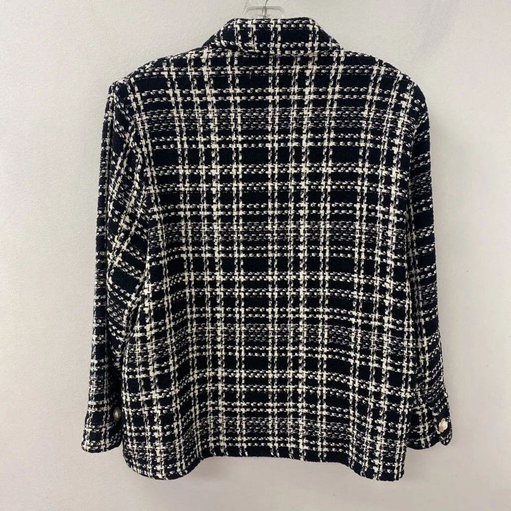 ZARA WOMEN'S BLAZER/JACKET black white S sold by The Comeback product image thumbnail 3