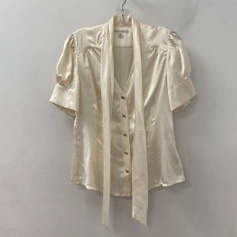 Banana Republic WOMEN'S BLOUSE/SHIRT champagne M made by Banana Republic