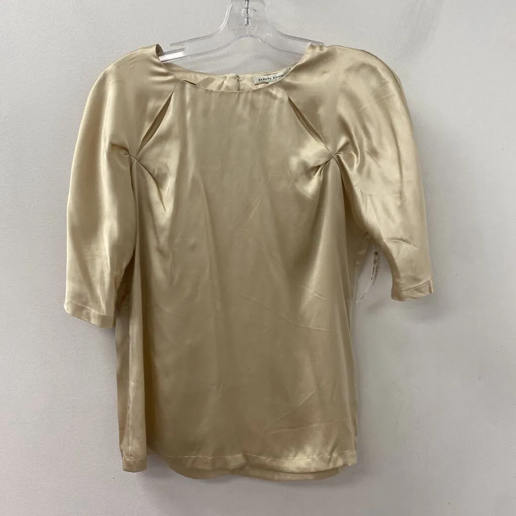 Banana Republic WOMEN'S BLOUSE/SHIRT champagne M sold by The Comeback