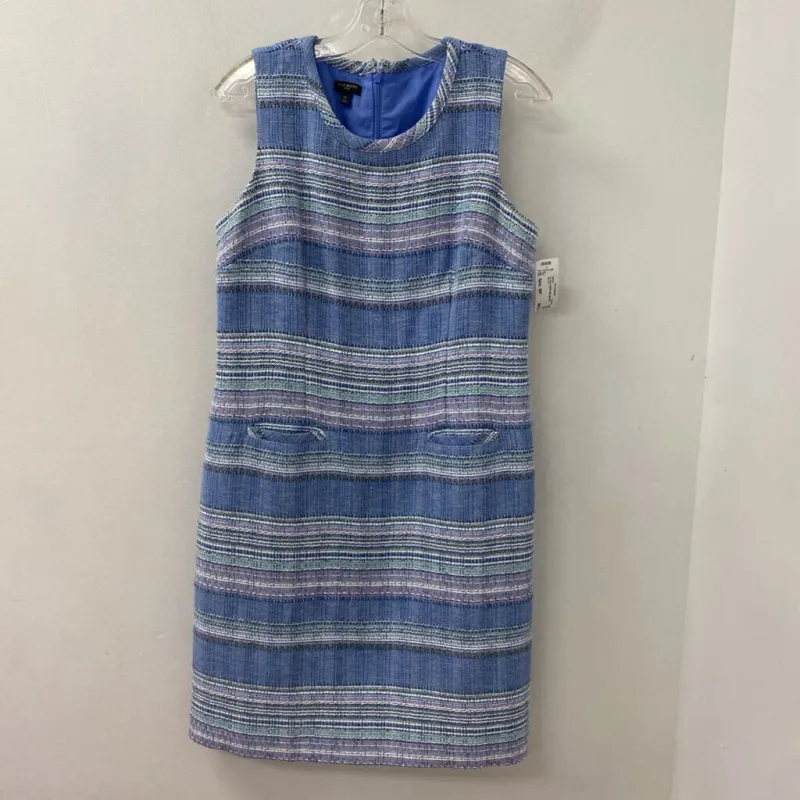 TALBOTS WOMEN'S DRESS blue pink lime 10P made by Talbots