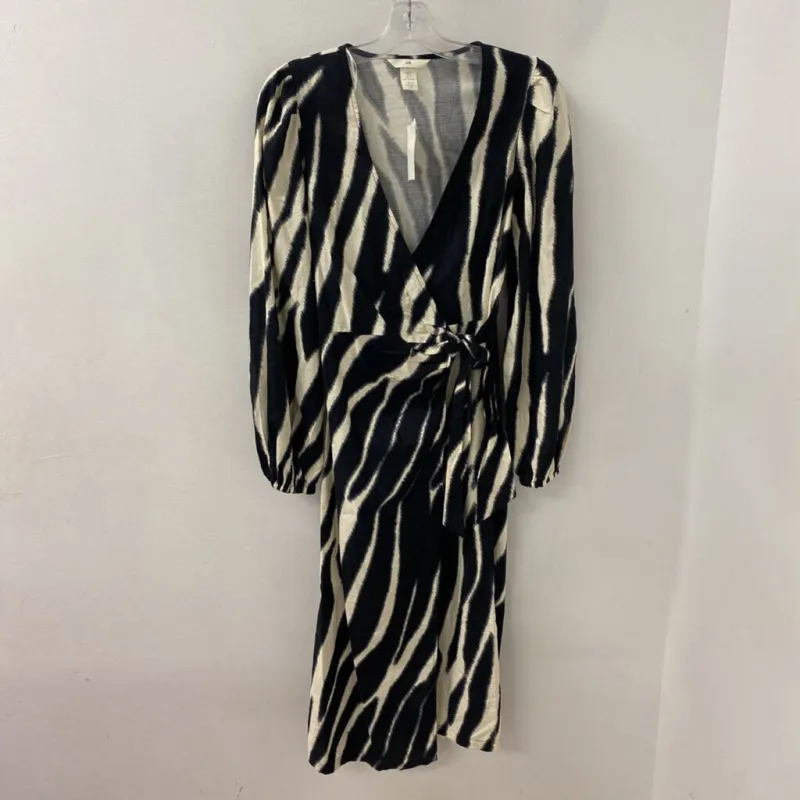 H&M WOMEN'S DRESS black ivory S made by H&M