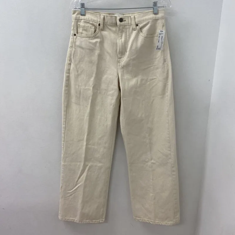 Banana Republic WOMEN'S JEANS cream S/28 made by Banana Republic