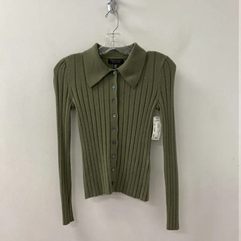 Banana Republic WOMEN'S CARDIGAN olive green XXSP made by Banana Republic