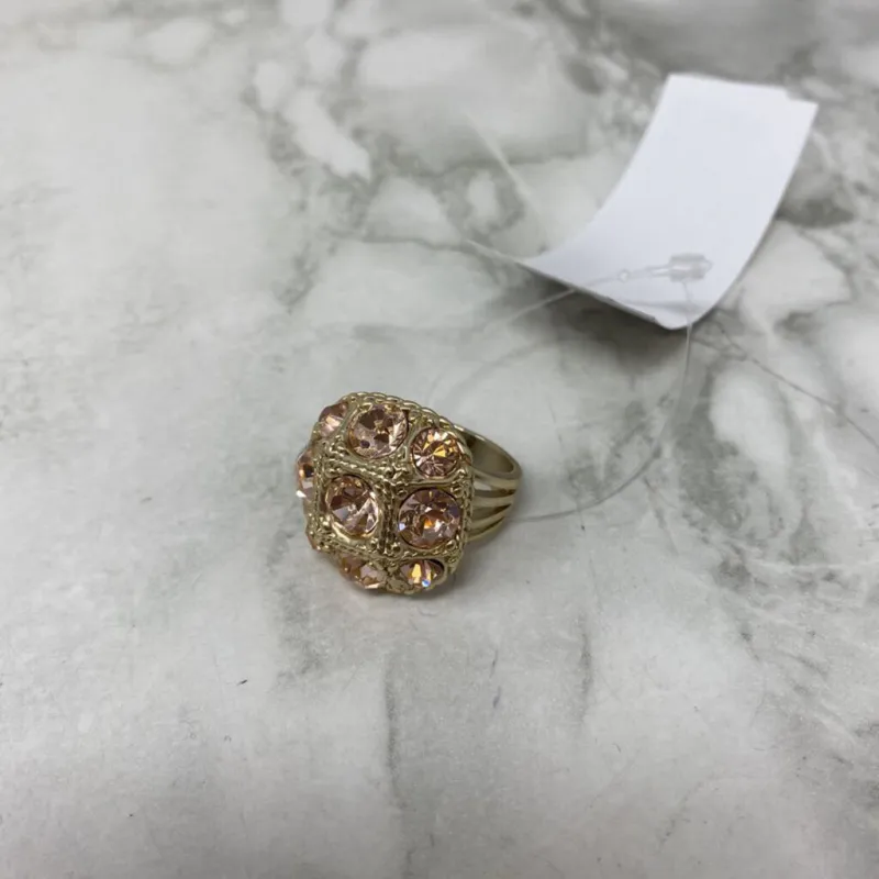 WOMEN'S RING gold blush 7.5 made by The Comeback