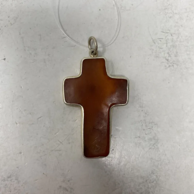 WOMEN'S PENDANT silver amber made by The Comeback