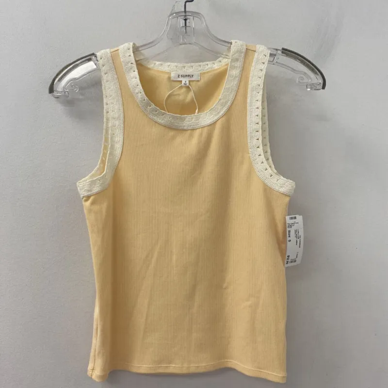 Z supply WOMEN'S TANK/CAMI butter yellow S made by Z Supply