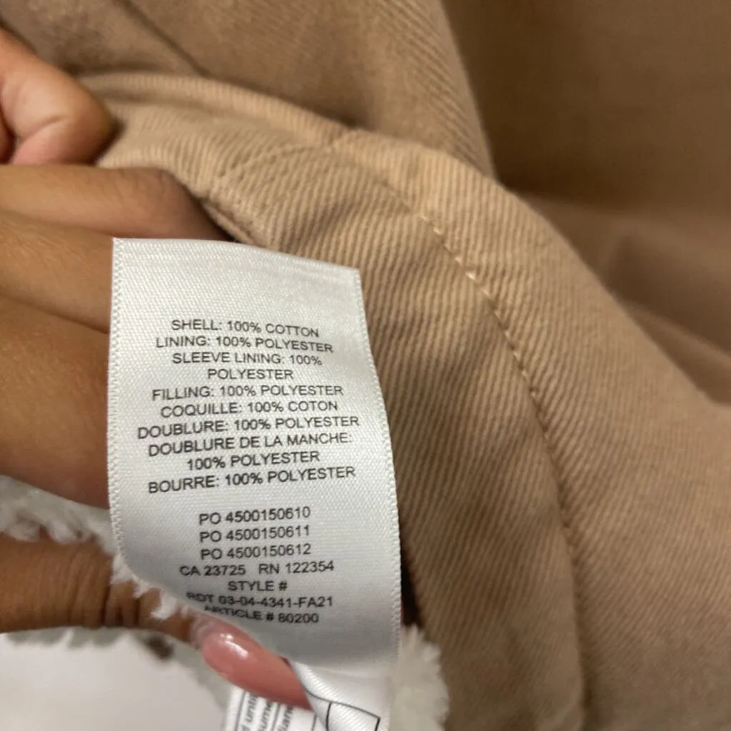 TNA WOMEN'S COAT beige brown S/1 sold by The Comeback product image thumbnail 3
