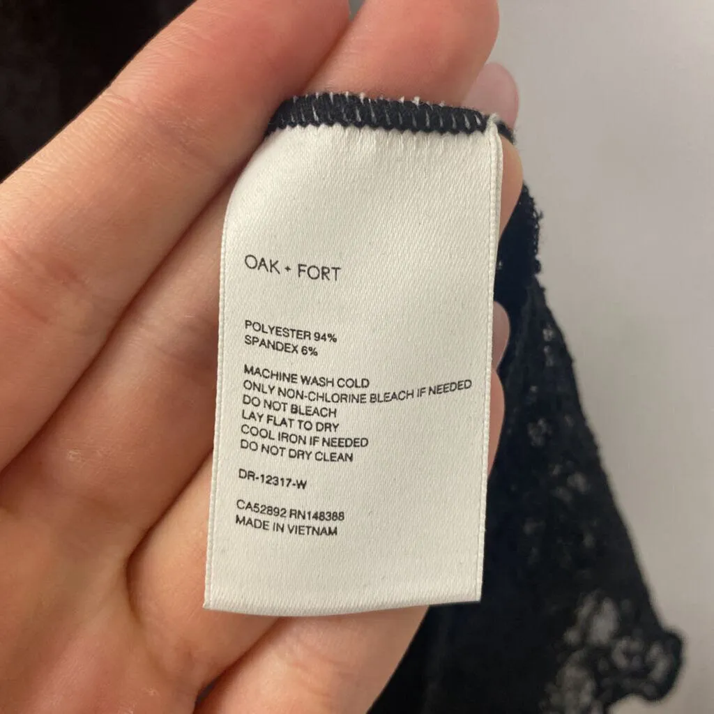 OAK + FORT WOMEN'S DRESS black M sold by The Comeback product image thumbnail 4