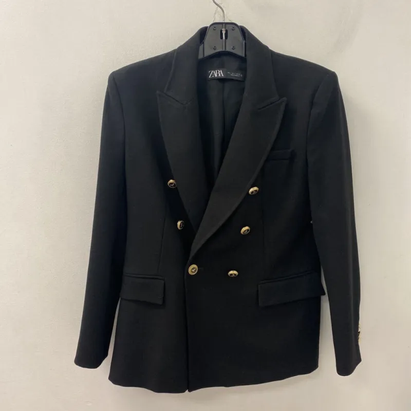 ZARA WOMEN'S BLAZER/JACKET black L made by Zara