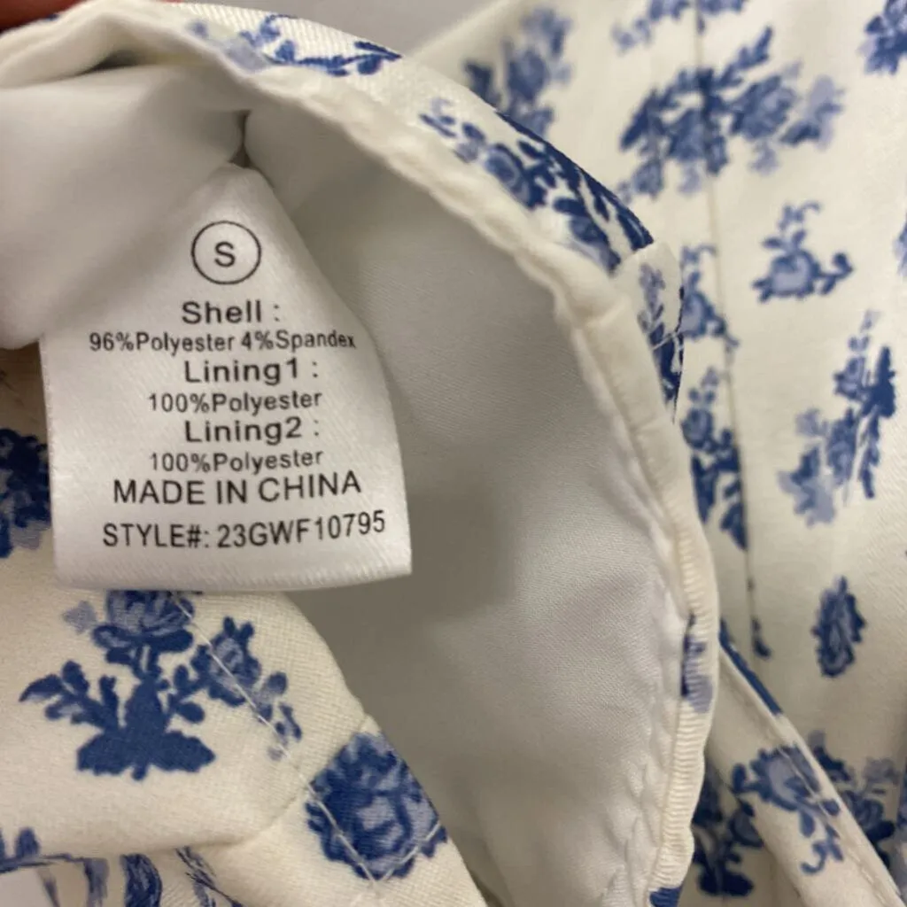 fashion nova WOMEN'S BLOUSE/SHIRT white blue S sold by The Comeback product image thumbnail 3
