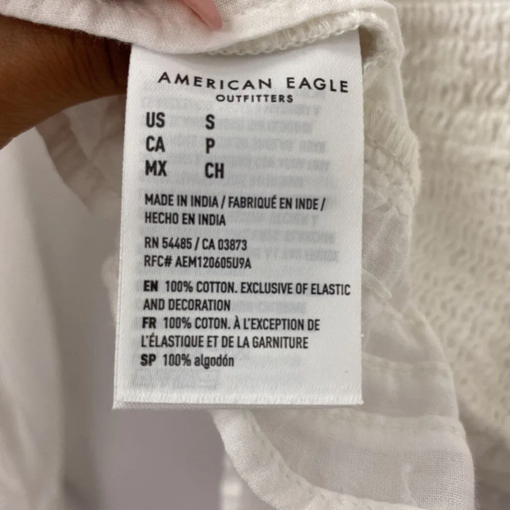AMERICAN EAGLE WOMEN'S BLOUSE/SHIRT white S sold by The Comeback product image thumbnail 3