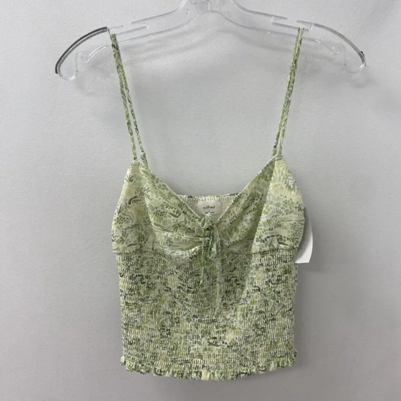 WILFRED WOMEN'S BLOUSE/SHIRT lime white S made by Wilfred