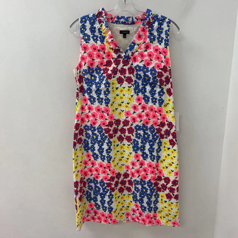 TALBOTS WOMEN'S DRESS neon floral 10 made by Talbots