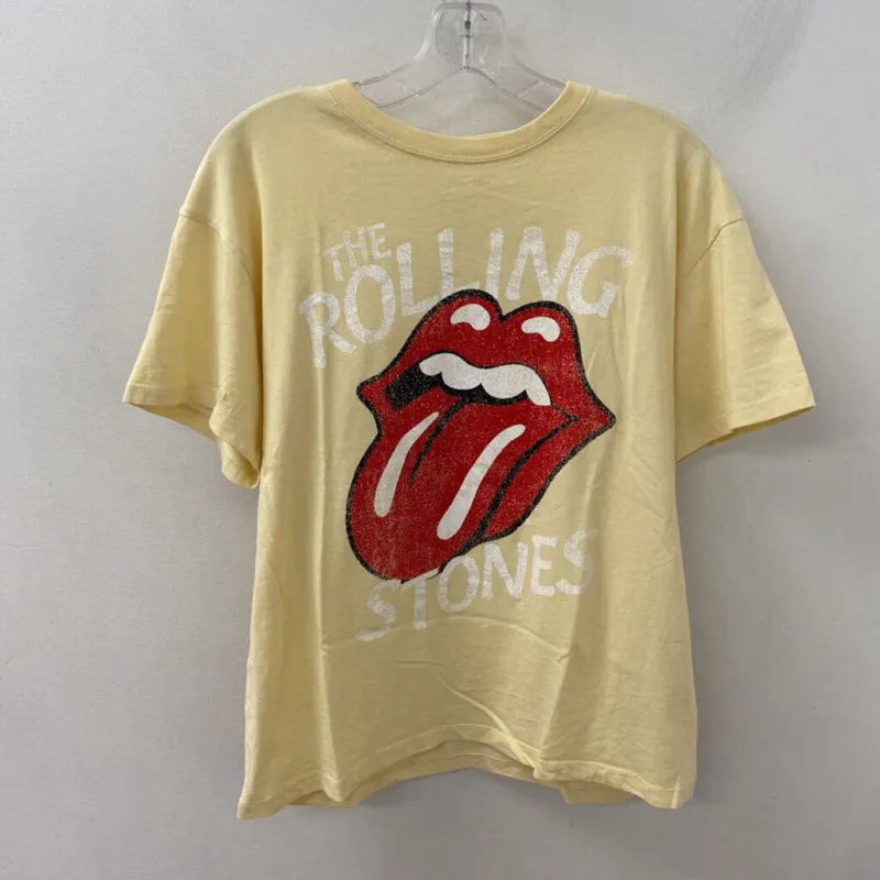 H&M WOMEN'S T-SHIRT yellow red white S made by H&M