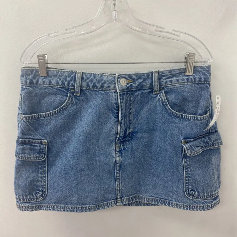 H&M WOMEN'S SKIRT blue 8 made by H&M