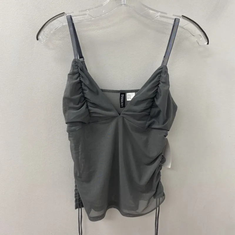 H&M WOMEN'S TANK/CAMI grey M made by H&M